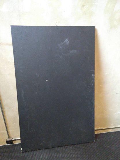 Black painted OSB