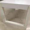 White bench